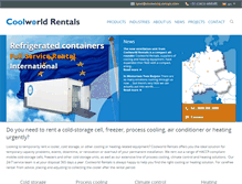 Tablet Screenshot of coolworld-rentals.com
